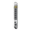50168 Listwa przeciwprzepięciowa 8 gniazd AC 230 V 3 m szary - OCHRONA PRZEPIĘCIOWA (8 GNIAZD AC, TYP F, 230 V, 50 HZ - Qoltec