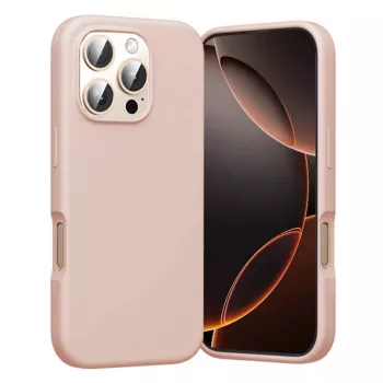 Ochronne etui MagSafe Vention KUHP0-40 do iPhone 16 Pro Max, różowe, kompatybilne z MagSafe, krawędzie amortyzujące wstrząsy