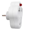Elektryczna podwójna rozdzielacz gniazda MACLEAN MCE336E z 2 portami USB, typ E