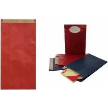 Torba prezentowa agipa 101653, niebieski papier kraft, 125 x 200 mm, 50 g/m², opakowanie