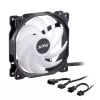 XPG VENTO 120 ARGB PWM (opakowanie 3 szt.) Czarny, Wentylator, 12 cm, 300 RPM, 1850 RPM, Czarny