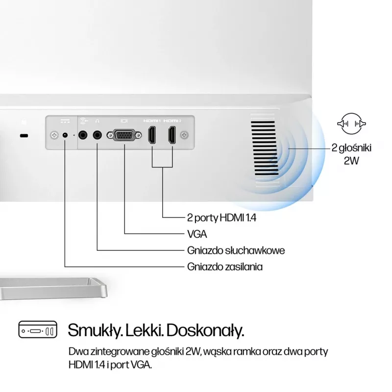 Monitor HP Series 5 27 cali FHD z głośnikami - 527sa