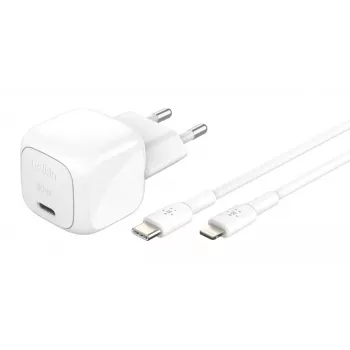 Ładowarka USB-C 30W Belkin WCA008KQ1MWH-B5 PD PPS, kompaktowy zasilacz do telefonów i tabletów