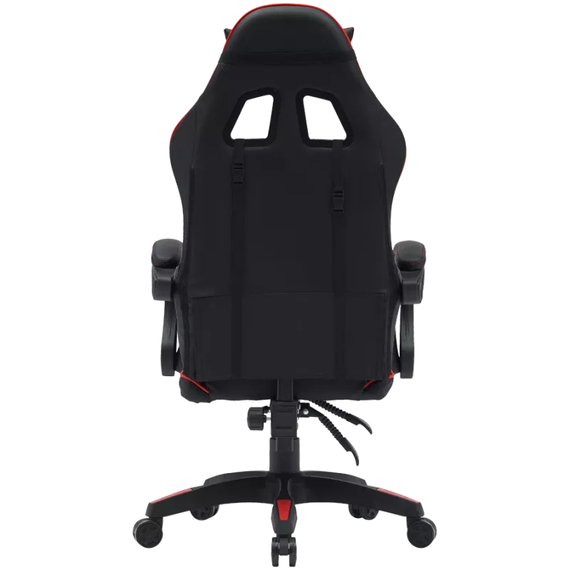 Fotel gamingowy CANYON Core SGCH2 — ergonomiczna konstrukcja, regulowana wysokość, czarno-czerwony