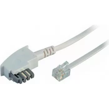 Kabel telefoniczny ShiverPeaks 70120W wtyk TAE (N) do wtyku Western (RJ), połączenie jednoliniowe