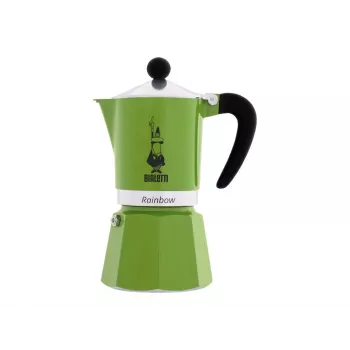 Bialetti Rainbow Moka pot Czarny, Zielony