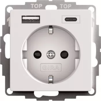 gira SCHUKO USB zasilacz 2f System 55 model 245927