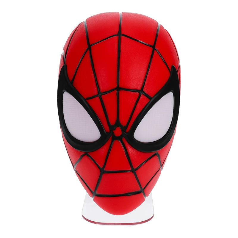 Lampa stołowa Paladone Spiderman Mask Light — tematyczna lampka w kształcie maski Spider-Mana, zasilana przez USB LED, kompaktowa lampka nocna