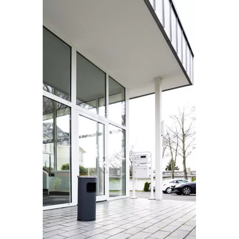 Stal nierdzewna komplet sztućców Durable 3332 okrągły metal średnica 25 cm wysokość 630 mm