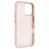 Tylna obudowa FIXED do Apple iPhone 16 Liquid silicon Pink z MagFlow – smukłe etui ochronne