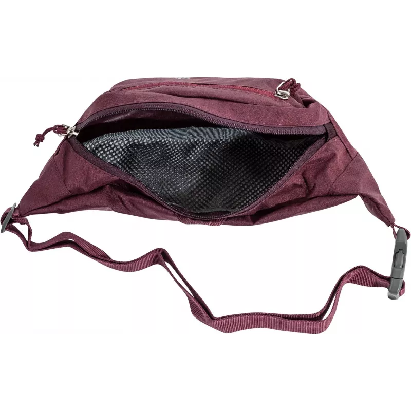 Torba biodrowa DEUTER Belt I — poliamid Ripstop, 1.5 L, 230×70 mm, czerwona