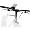 LogiLink Fahrrad-Smartphonehalterung, fixiert, schwarz/rot hochwertige Aluminiumlegierung, geeignet für Mobilgeräte - 1 Stück (AA0146)