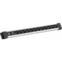 Listwa zasilająca Bachmann CONNECTUS 12x gniazda CEE7/3, 1x przełącznik, kabel 2,0 m, wtyczka CEE7/7, szary