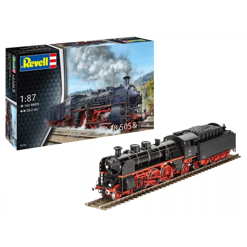 REVELL Modelowa lokomotywa ekspresowa BR18 w skali 1:87