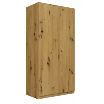 Szafa Top E Shop SD-90 ART KPL — rama dębowa, 7 półek, 2 drzwi