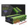 Qoltec Monolith Przetwornica napięcia | Ładowanie akumulatora | UPS | 2000W | 4000W | 12V na 230V | Czysty sinus | LCD czarno-zielony