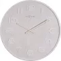 NeXtime 3096WI - Zegar ścienny - kwarcowy - okrągły - biały - drewno - drewno