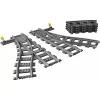 Zestaw klocków konstrukcyjnych LEGO City 60238 – zwrotnica kolejowa i akcesoria do zestawów