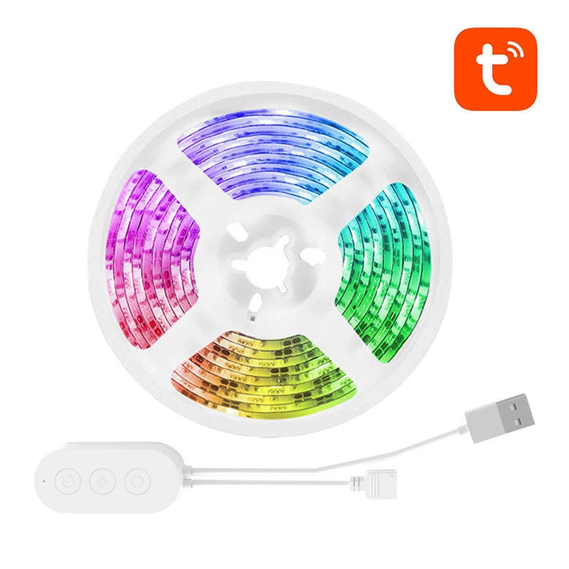 Taśma LED Gosund SL1 WiFi RGB 2,8 m — inteligentne oświetlenie kompatybilne z Tuya