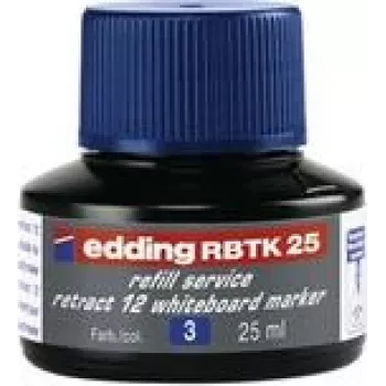 Wkład do markera Edding RBTK 25, 25 ml niebieskiego tuszu, zamiennik do markerów Edding