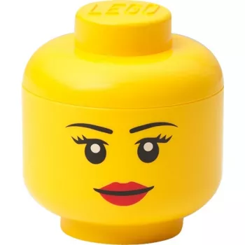 Storage Head Mini by room copenhagen — pojemnik do przechowywania kompatybilny z LEGO 40331725, wzór Copenhagen Girl