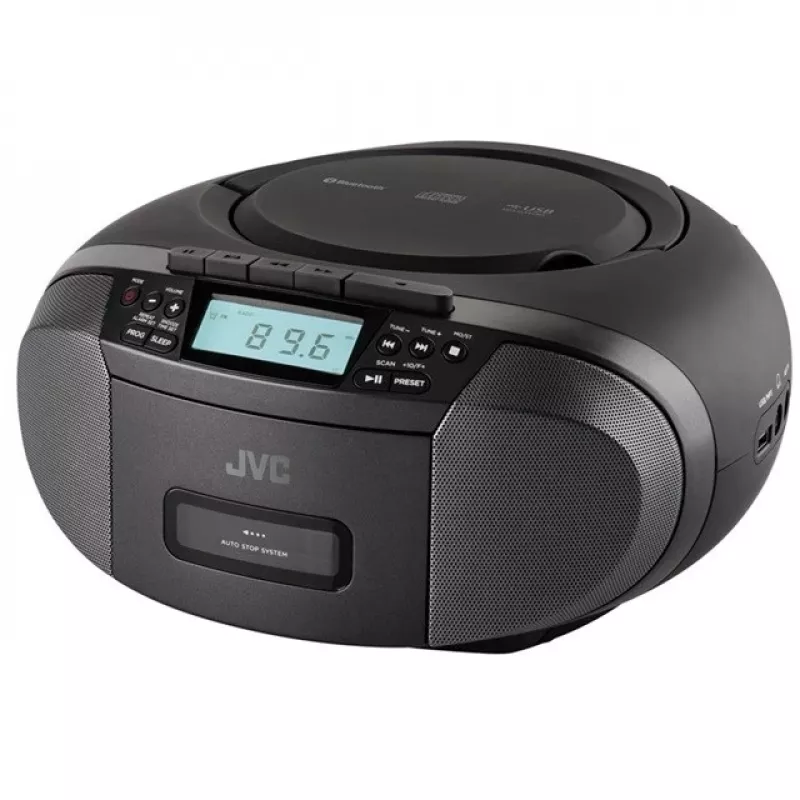 Radio player JVC RC-E444B Czarny z odtwarzaczem CD i tunerem FM
