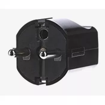Wtyczka zasilania Typ F Bachmann 910.170 Czarna