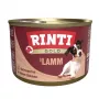 Mokra karma dla psów RINTI Gold Lamb 185 g — pełnoporcjowa konserwa dla dorosłych psów, 79% wilgotności, 10% białka, 8% tłuszczu