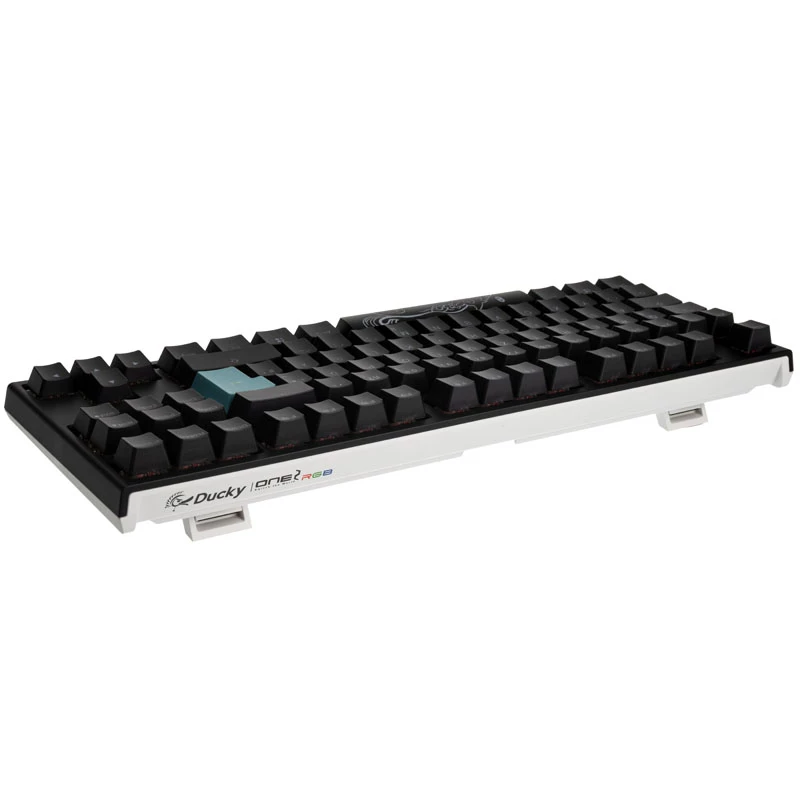 Klawiatura Ducky One 2 RGB TKL do gier, USB, niemiecka, czarna