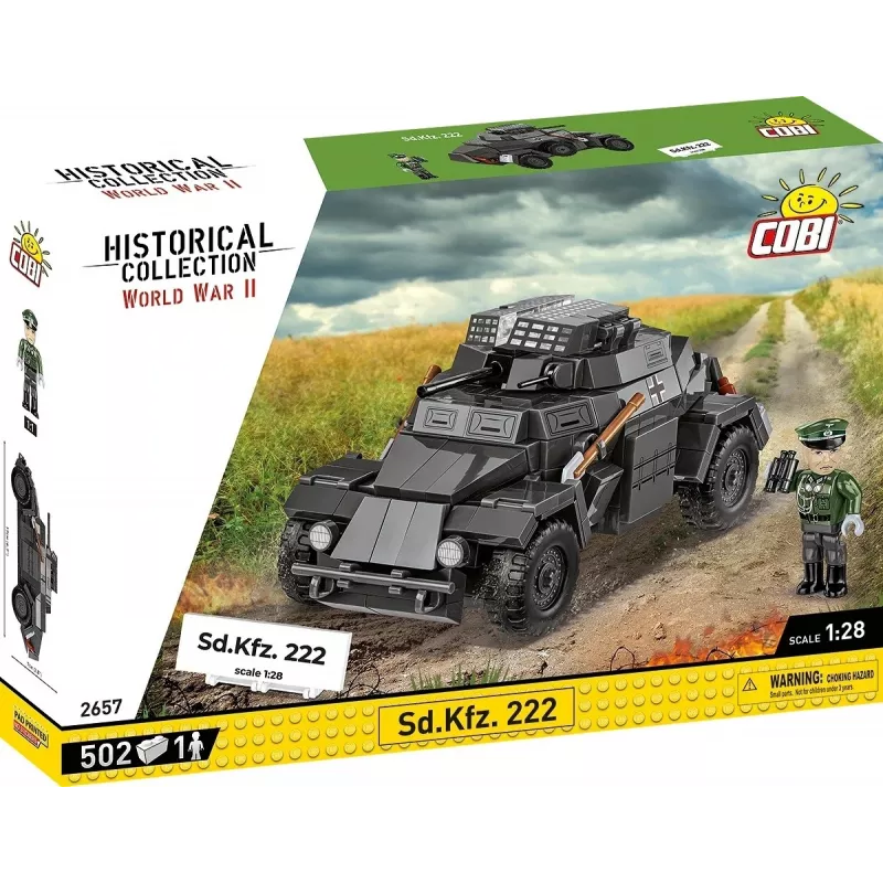 Cobi Blocks Sd.Kfz 222 model kit COBI-2657 — 502 klocków