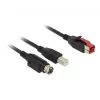Kabel USB DeLOCK 85489 USB 2.0 3m USB B Czarny