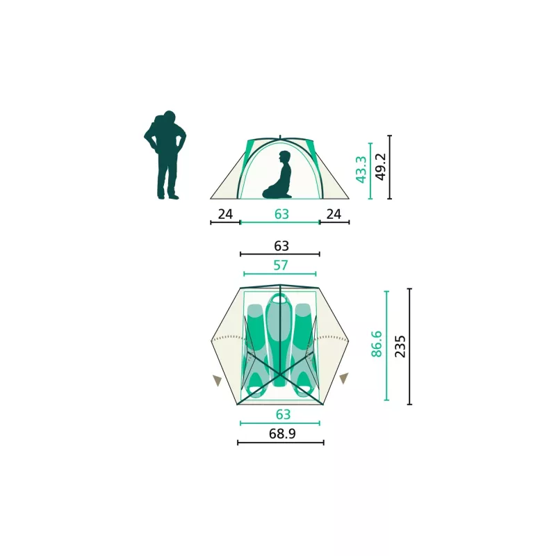 Jack Wolfskin 3008001_4311_OS zielony