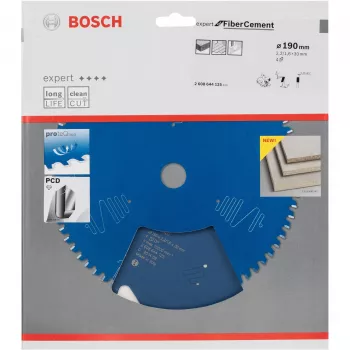 Tarcza do piły tarczowej Expert do cementu włóknistego 190 mm 4T otwór 20 mm do ręcznych pił tarczowych