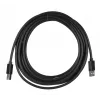 Kabel USB UNITEK Y-C421GBK 5 m USB 2.0 USB A USB B Czarny