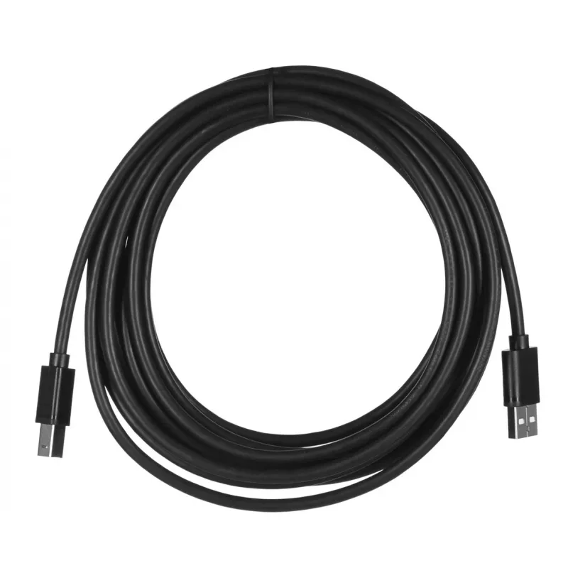 Kabel USB UNITEK Y-C421GBK 5 m USB 2.0 USB A USB B Czarny
