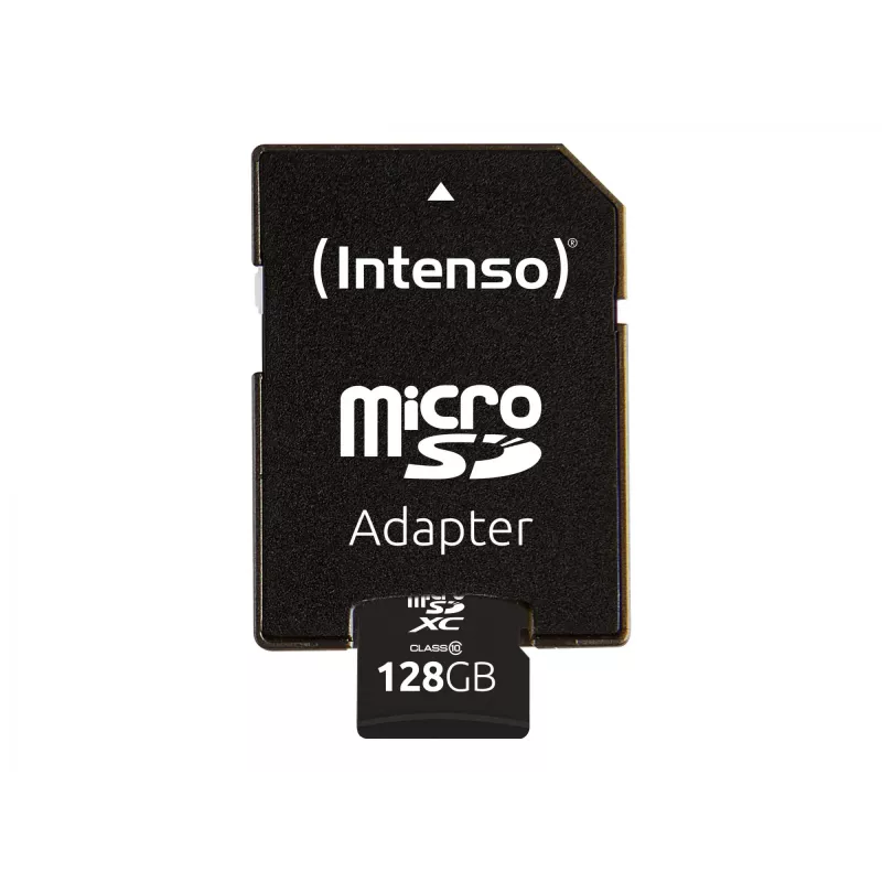 KARTA PAMIĘCI MICRO SDXC 128GB C10/Z ADAPTEREM 3413491 INTENSO