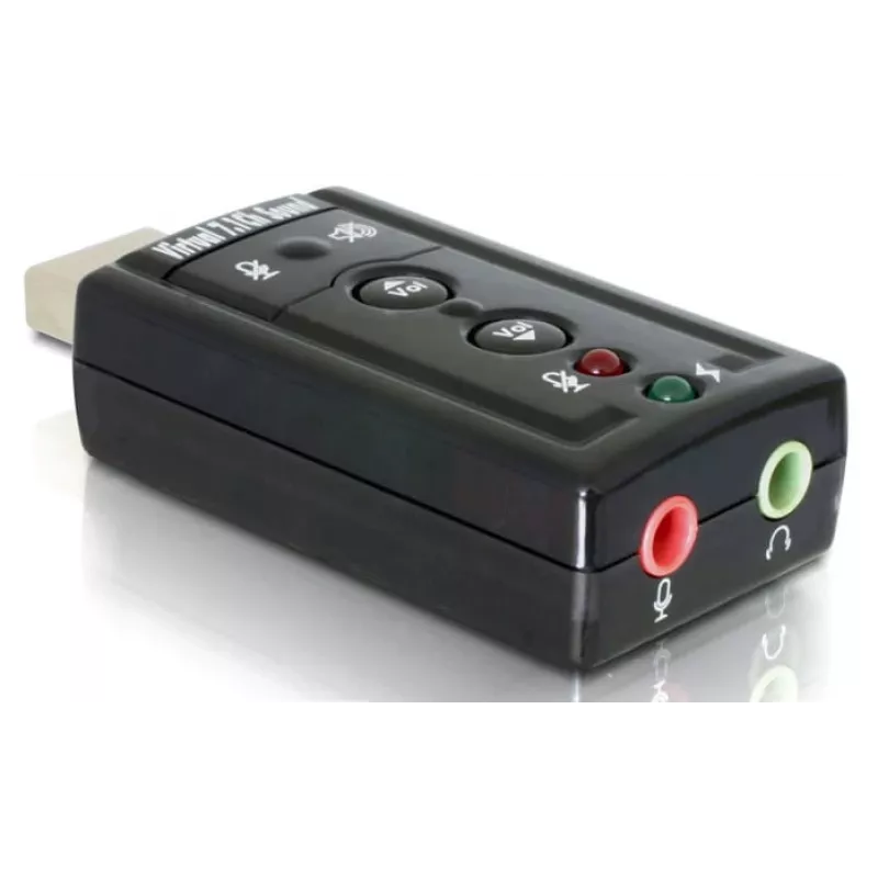 DeLOCK USB Sound Adapter 7.1 - Karta dźwiękowa - Stereo - USB (61645)