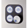 Tefal Equinox TT420D 7 2 kromki Czarny, Stal nierdzewna