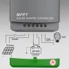 Qoltec, regulator ładowania MPPT z czujnikiem temperatury 20A 12V/24V Wyświetlacz LCD 2 x USB