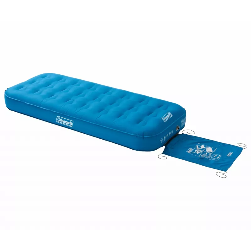 COLEMAN Extra Durable materac powietrzny pojedynczy - niebieski 2,2 kg Długość 198 cm Szerokość 82 cm Wysokość 22,5 cm (2000031637)