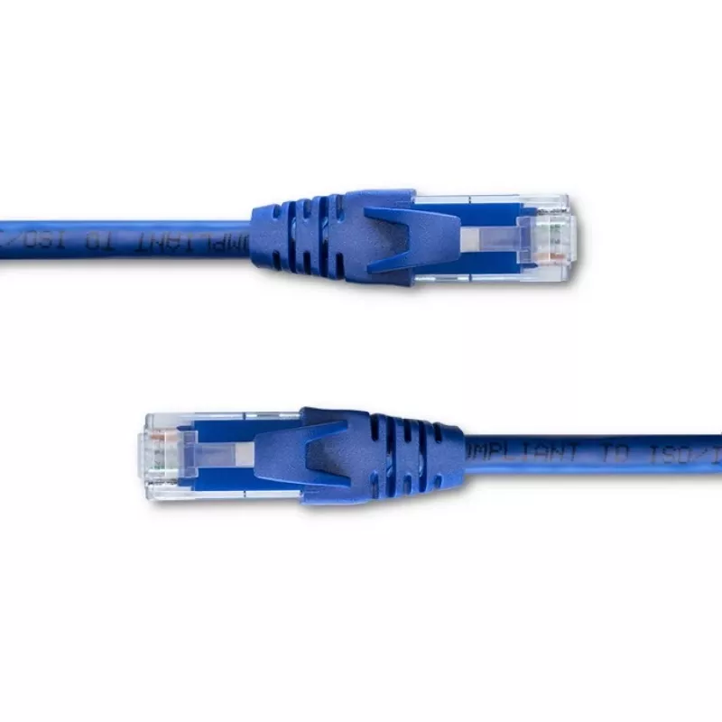 Kabel krosowy QOLTEC 54534 2xRJ45 UTP CAT6 5m Czarny