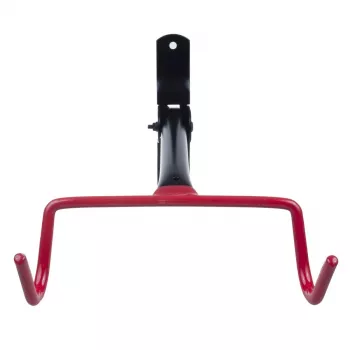 Wall-mounted bicycle rack MACLEAN MC-430, horizontal mount, holds up to 30 kg, Czarny
