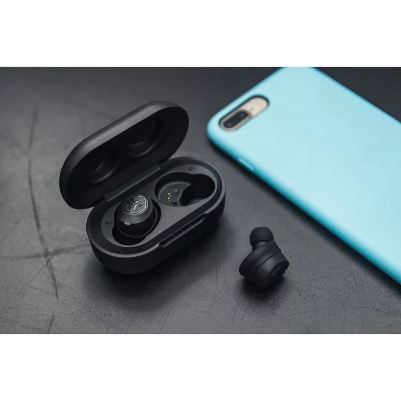 JLab JBuds Air True Headphones Wireless In-Ear USB Type-A Bluetooth Czarny (IEUEBJBUDSAIRRBLK82)
