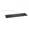 Przewodowa klawiatura pełnowymiarowa Dell KB216 — układ QWERTY nordycki, czarny, USB