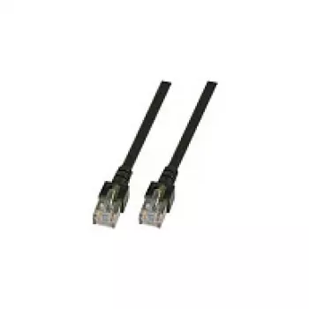 Kabel krosowy EFB-Elektronik RJ45 Cat.5e SF/UTP PVC CCA czarny 2m Producent: EFB Elektronik (K5456.2)