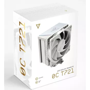 MODECOM Volcano 0C T721 Chłodzenie procesora Powietrzne 12 cm Biały