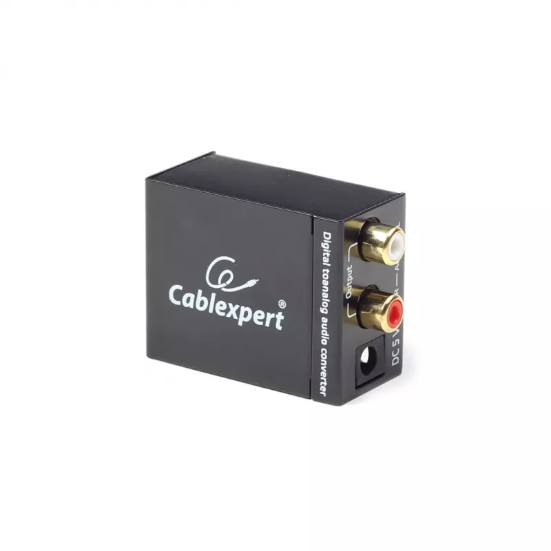 Gembird DSC-OPT-RCA-001 konwerter audio Czarny