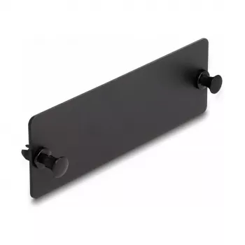 DeLOCK Zaślepka światłowodowa czarna 109 mm Metal
