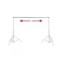 Walimex Pro Teleskopowy Drążek Tła 225-400 cm, do 6 kg, Złącze na Sworzeń