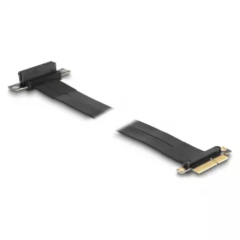 DeLOCK Karta riser PCI Express x4 męski na x4 slot 90° kątowy z kablem 60 cm